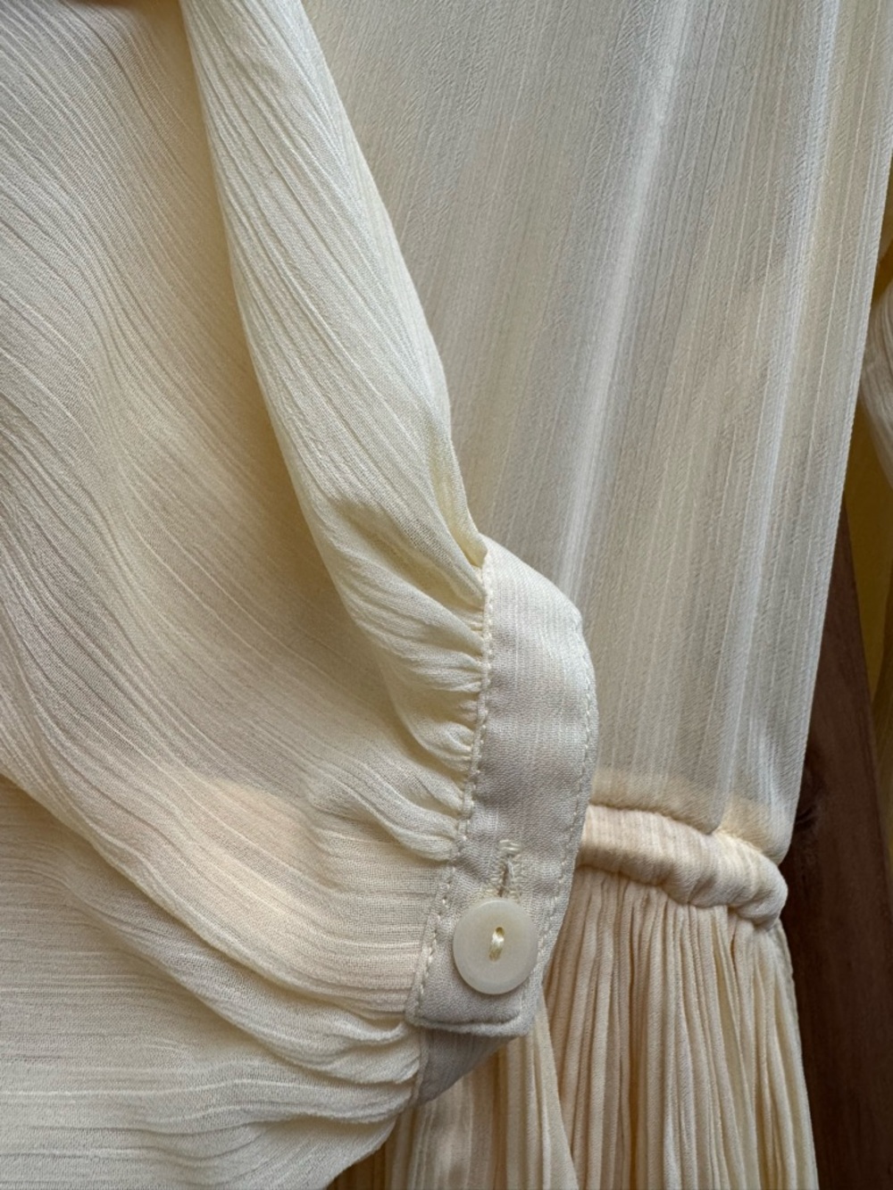 Uniqlo Pale Yellow Midi Dress - Picture 8 of 11
